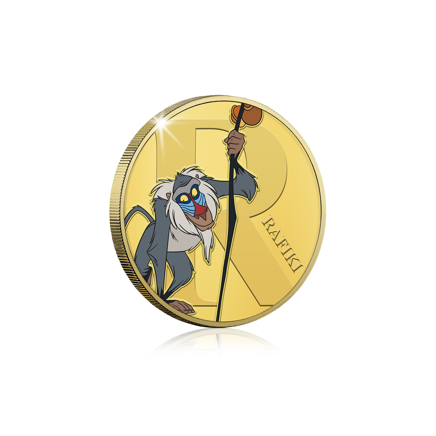 Disney Alphabet A to Z Personalised Collectable Gold Coin Collection - Picture 65 of 91
