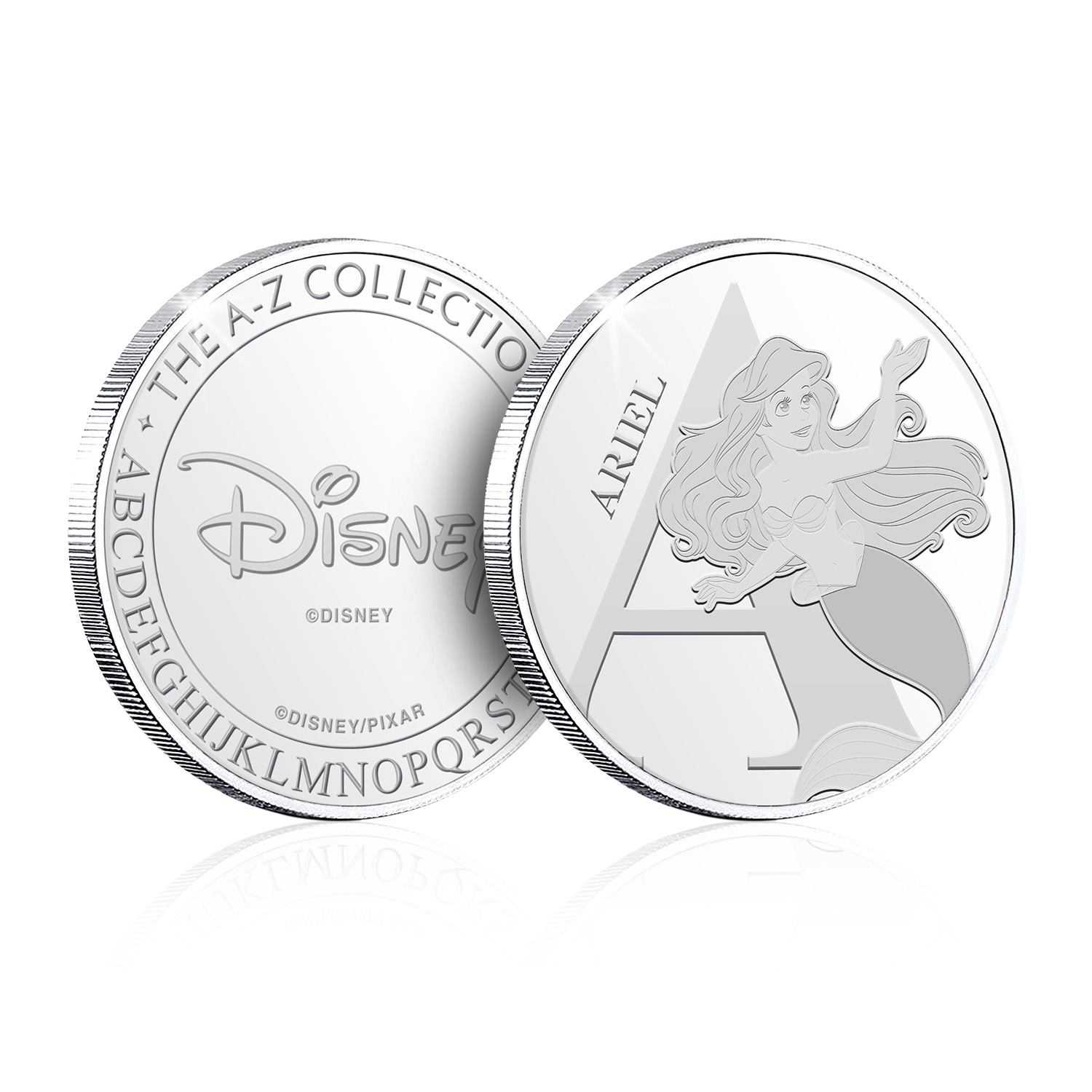 Disney Alphabet A to Z Personalised Collectable Silver Coin Complete Collection - Picture 18 of 88
