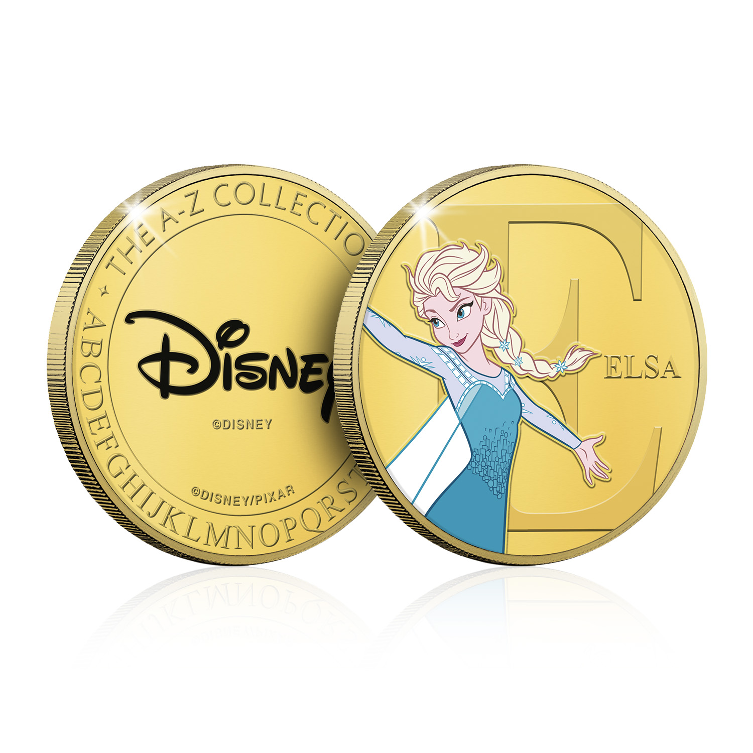 Disney Alphabet A to Z Personalised Collectable Gold Coin Collection - Picture 22 of 91