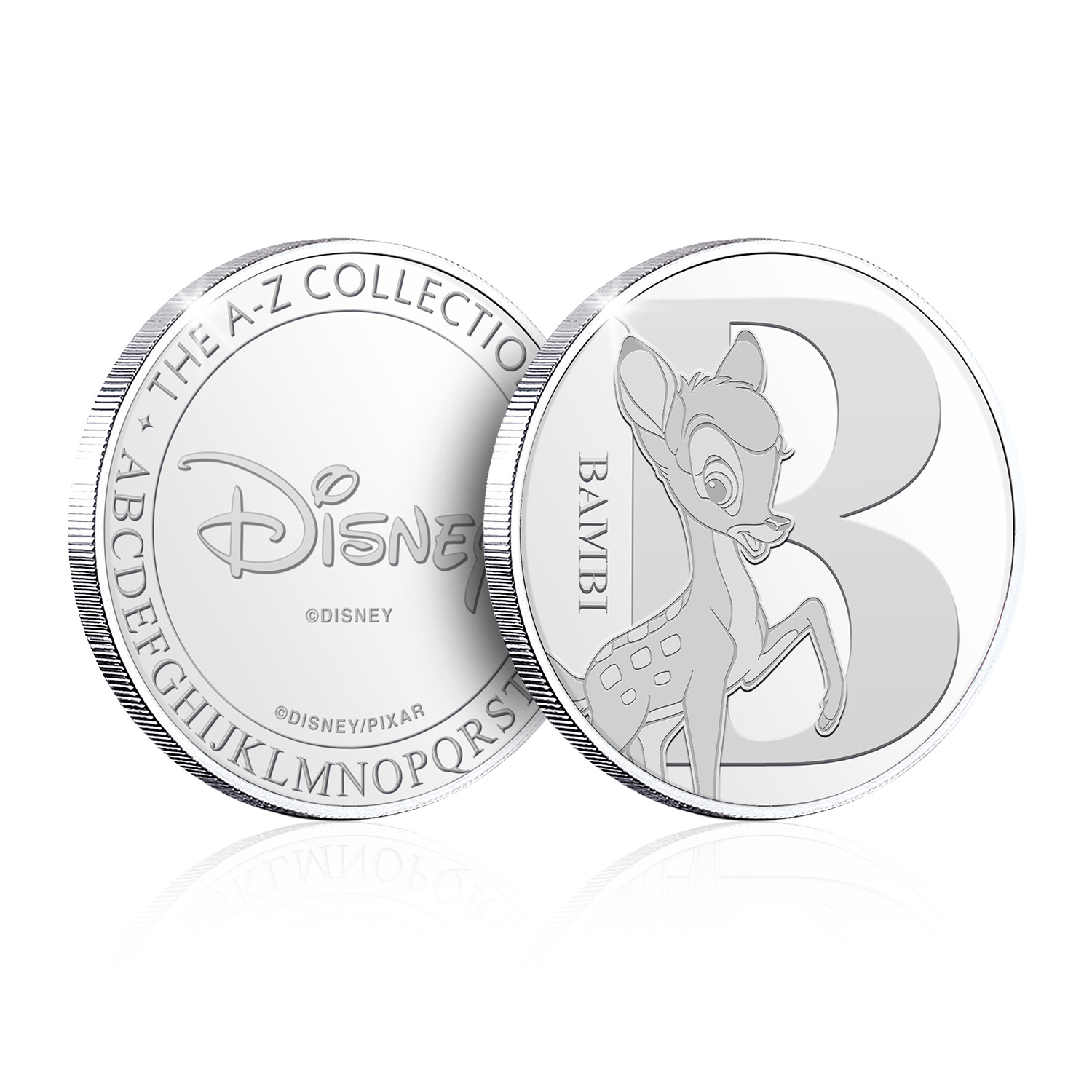 Disney Alphabet A to Z Personalised Collectable Silver Coin Complete Collection - Picture 19 of 88