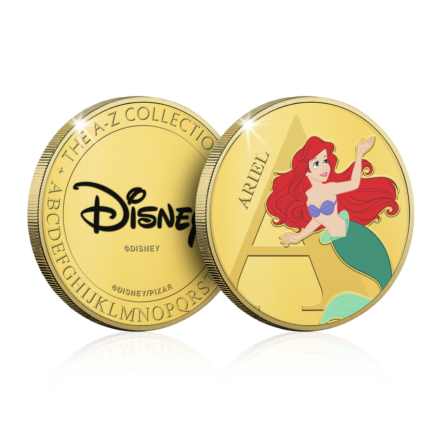Disney Alphabet A to Z Personalised Collectable Gold Coin Collection - Picture 18 of 91