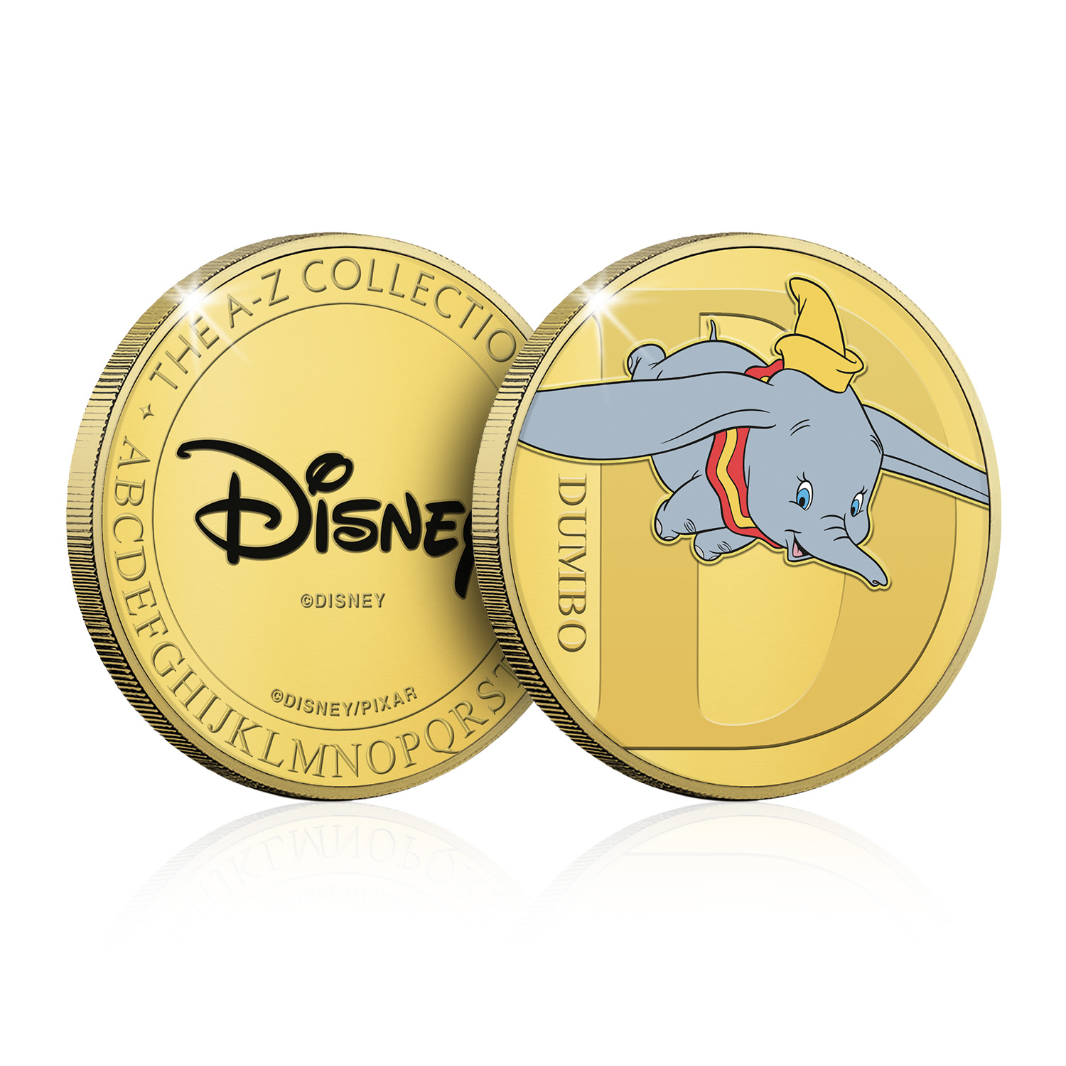 Disney Alphabet A to Z Personalised Collectable Gold Coin Collection - Picture 21 of 91
