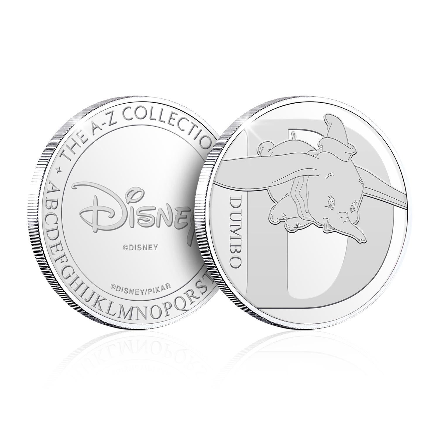 Disney Alphabet A to Z Personalised Collectable Silver Coin Complete Collection - Picture 21 of 88