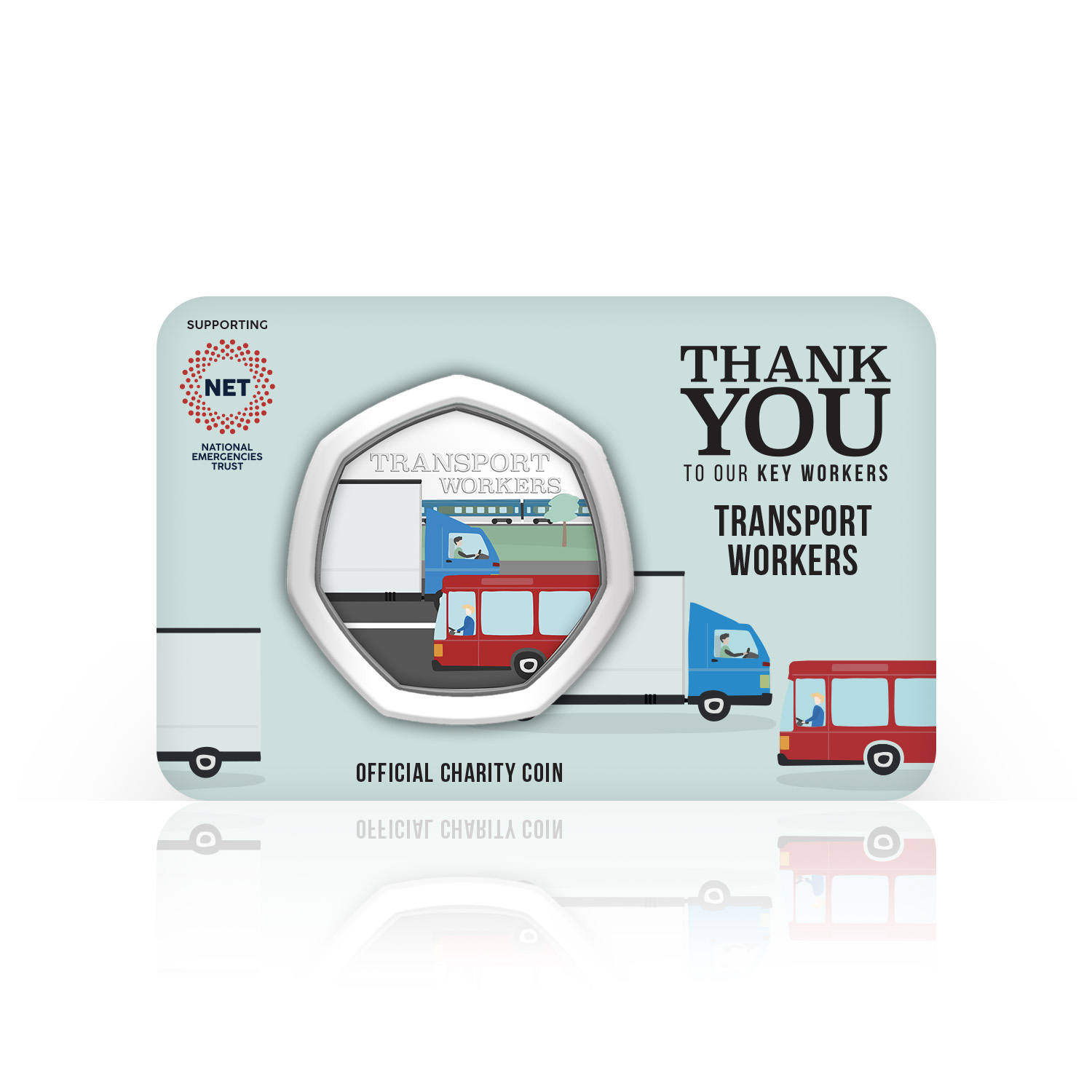 Dankeschön Geschenk NHS und Schlüsselarbeiter Sammlerstück Wohltätigkeitsmünze 50-p-Komplettpackung - Bild 55 von 61