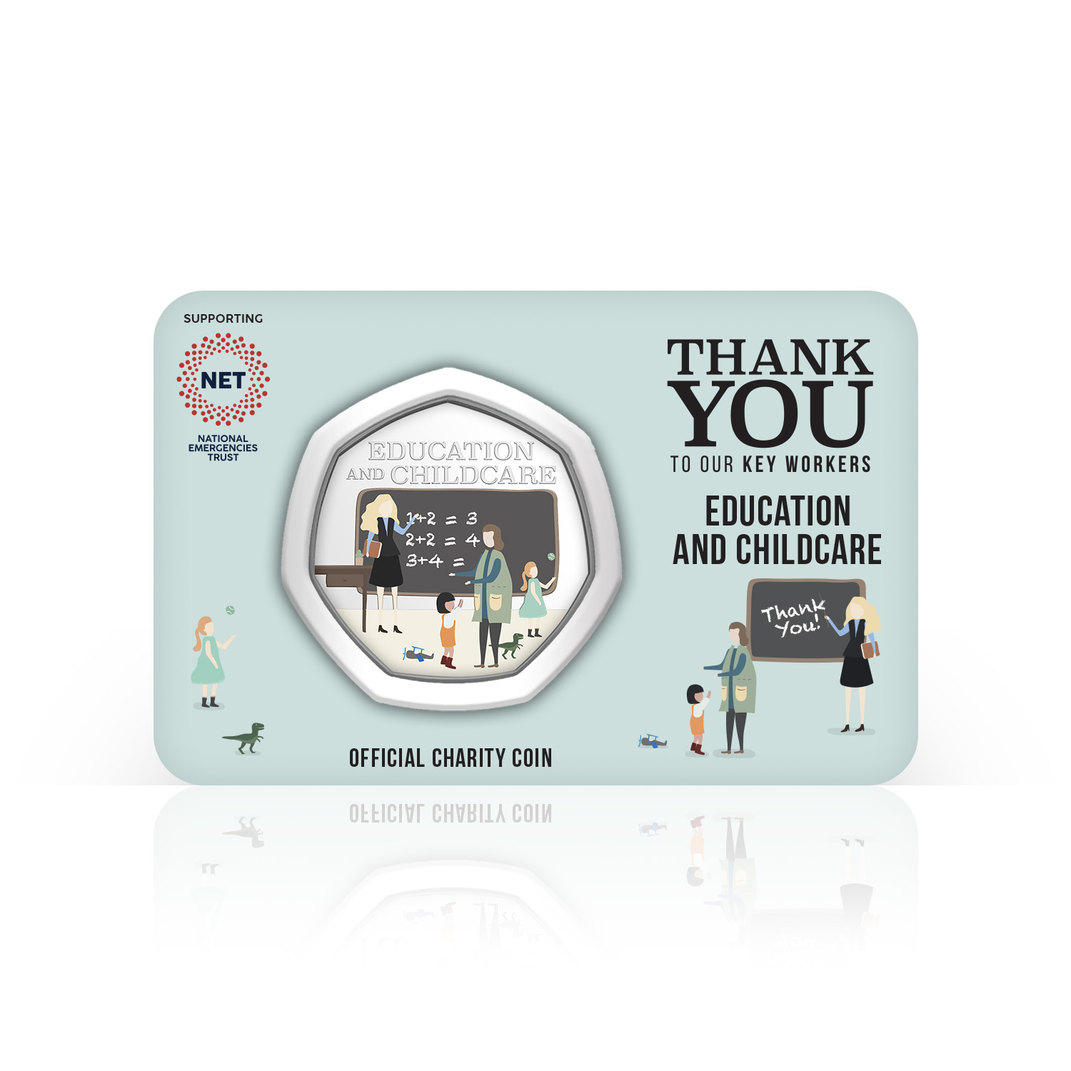 Dankeschön Geschenk NHS und Schlüsselarbeiter Sammlerstück Wohltätigkeitsmünze 50-p-Komplettpackung - Bild 31 von 61