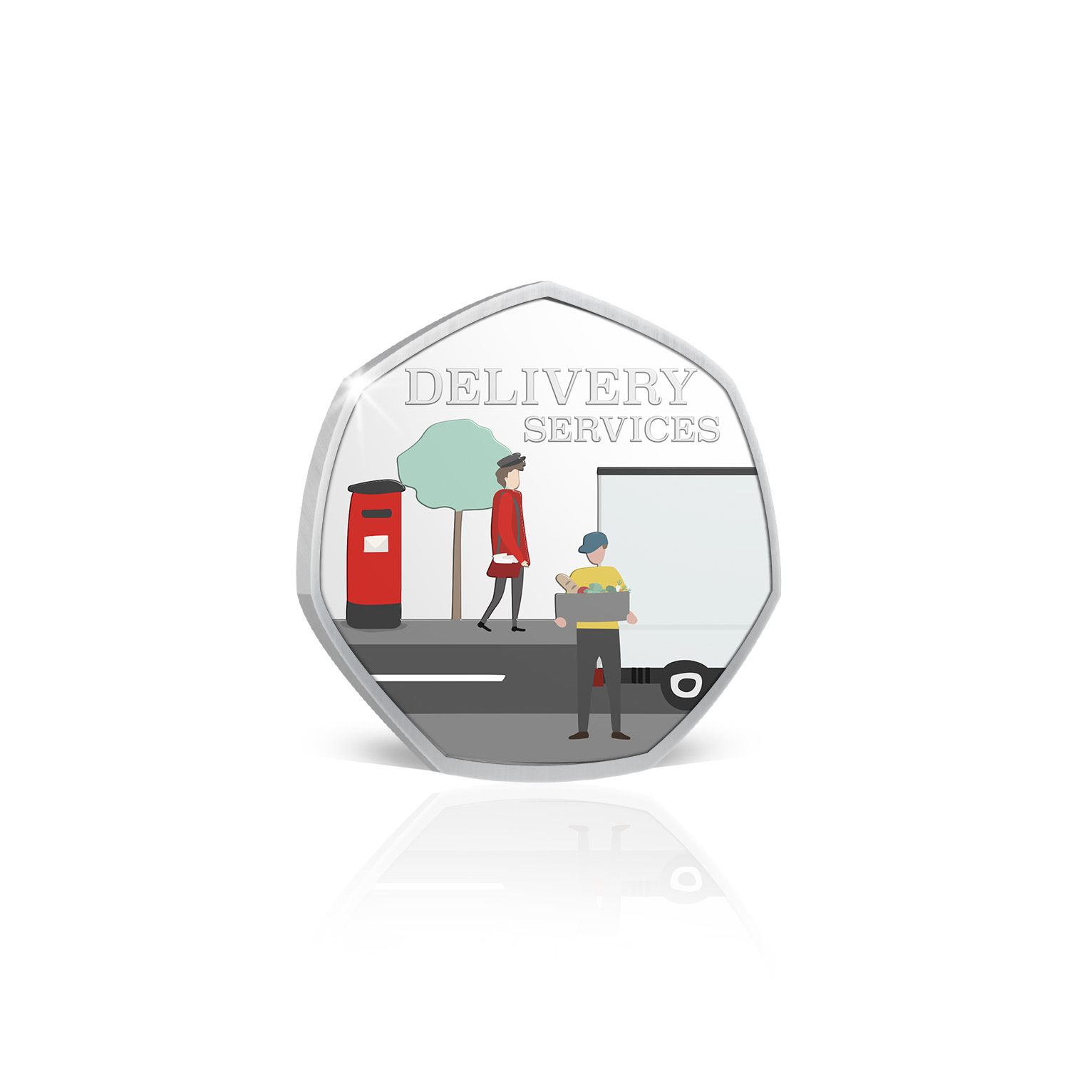 Dankeschön Geschenk NHS und Schlüsselarbeiter Sammlerstück Wohltätigkeitsmünze 50-p-Komplettpackung - Bild 28 von 61