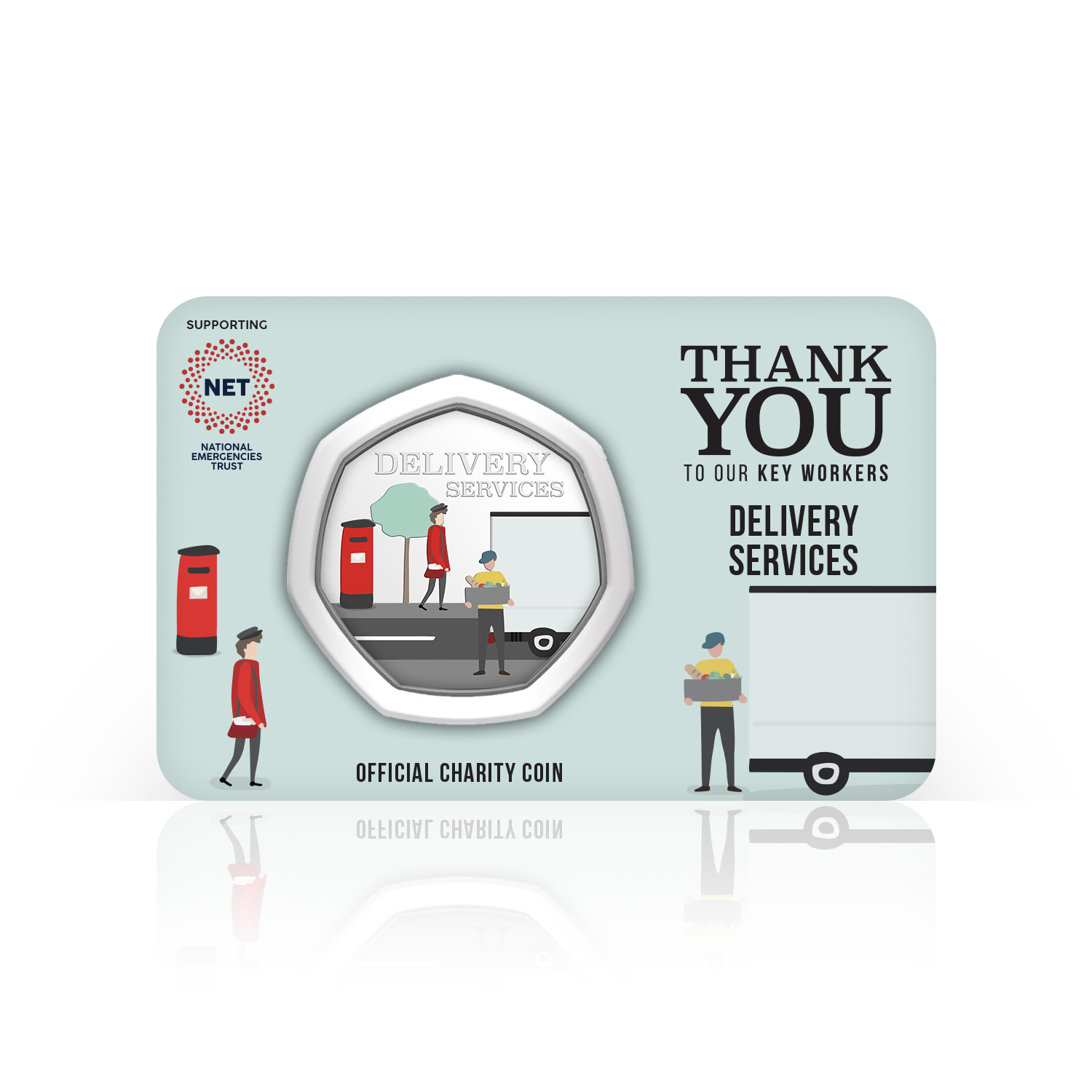 Dankeschön Geschenk NHS und Schlüsselarbeiter Sammlerstück Wohltätigkeitsmünze 50-p-Komplettpackung - Bild 27 von 61