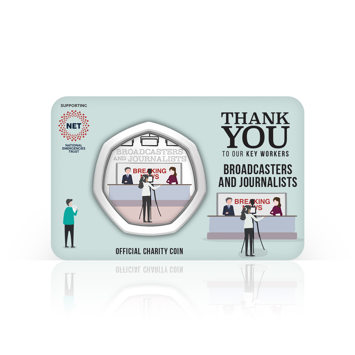 Dankeschön Geschenk NHS und Schlüsselarbeiter Sammlerstück Wohltätigkeitsmünze 50-p-Komplettpackung - Bild 13 von 61