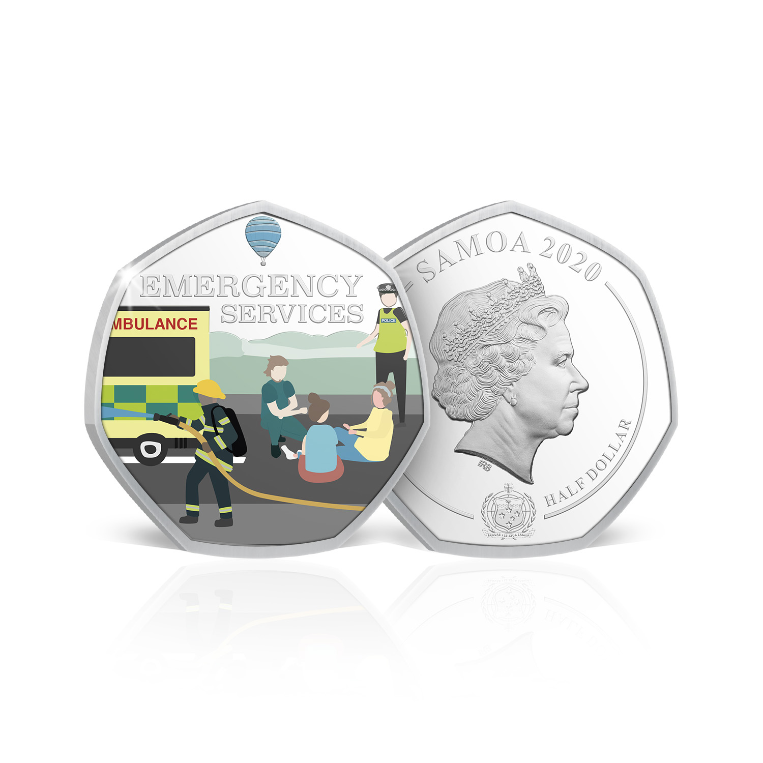 Dankeschön Geschenk NHS und Schlüsselarbeiter Sammlerstück Wohltätigkeitsmünze 50-p-Komplettpackung - Bild 21 von 61