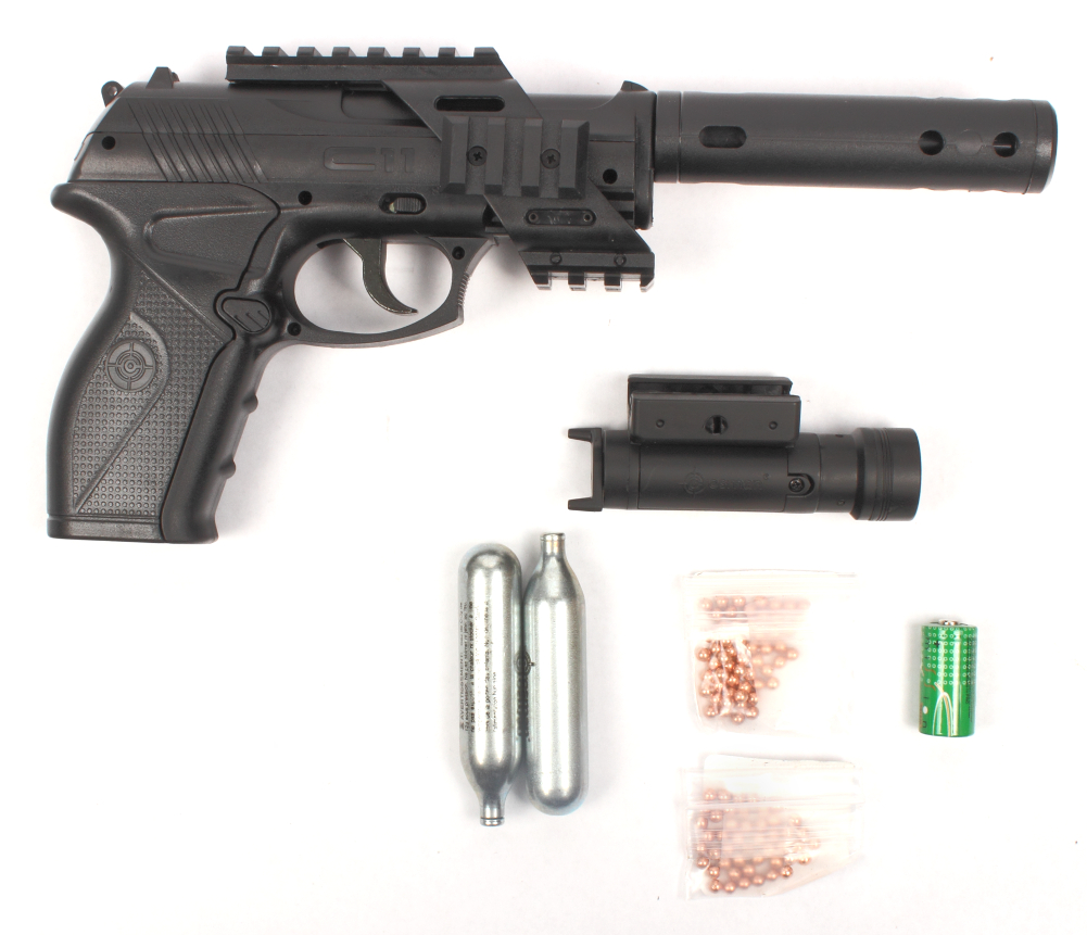 Crosman TACC11KT2 Tactical Kit w/Laser, BB's & Co2 28478145269 eBay