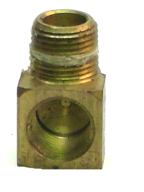 Pressure Washer Fittings Fitting Brass 3/8" 90 degree Street El_ PWFit38Elbow