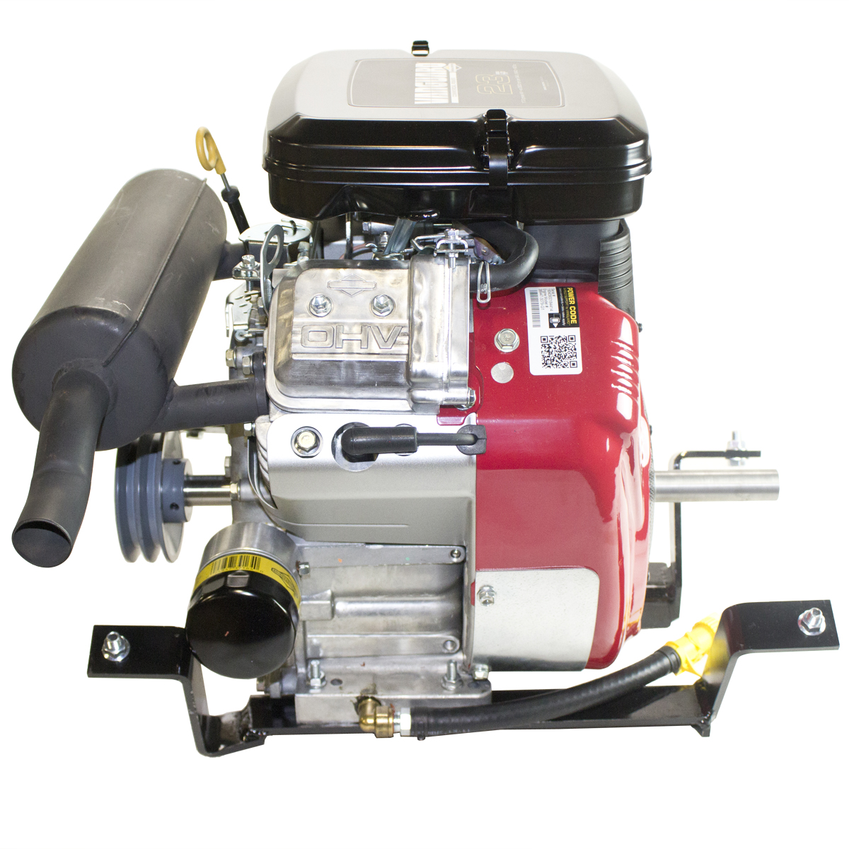 23hp Briggs Vanguard Engine for John Deere 400 Left Muffler, 386447