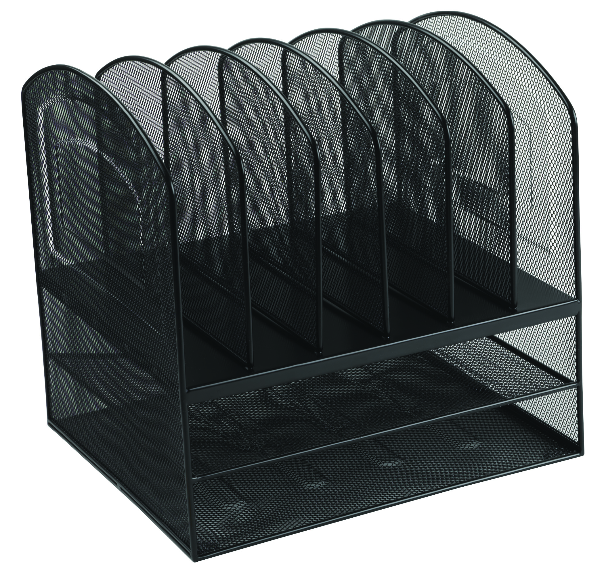 Staples Black Wire Mesh 2Horizontal/6Upright Section Organizer eBay