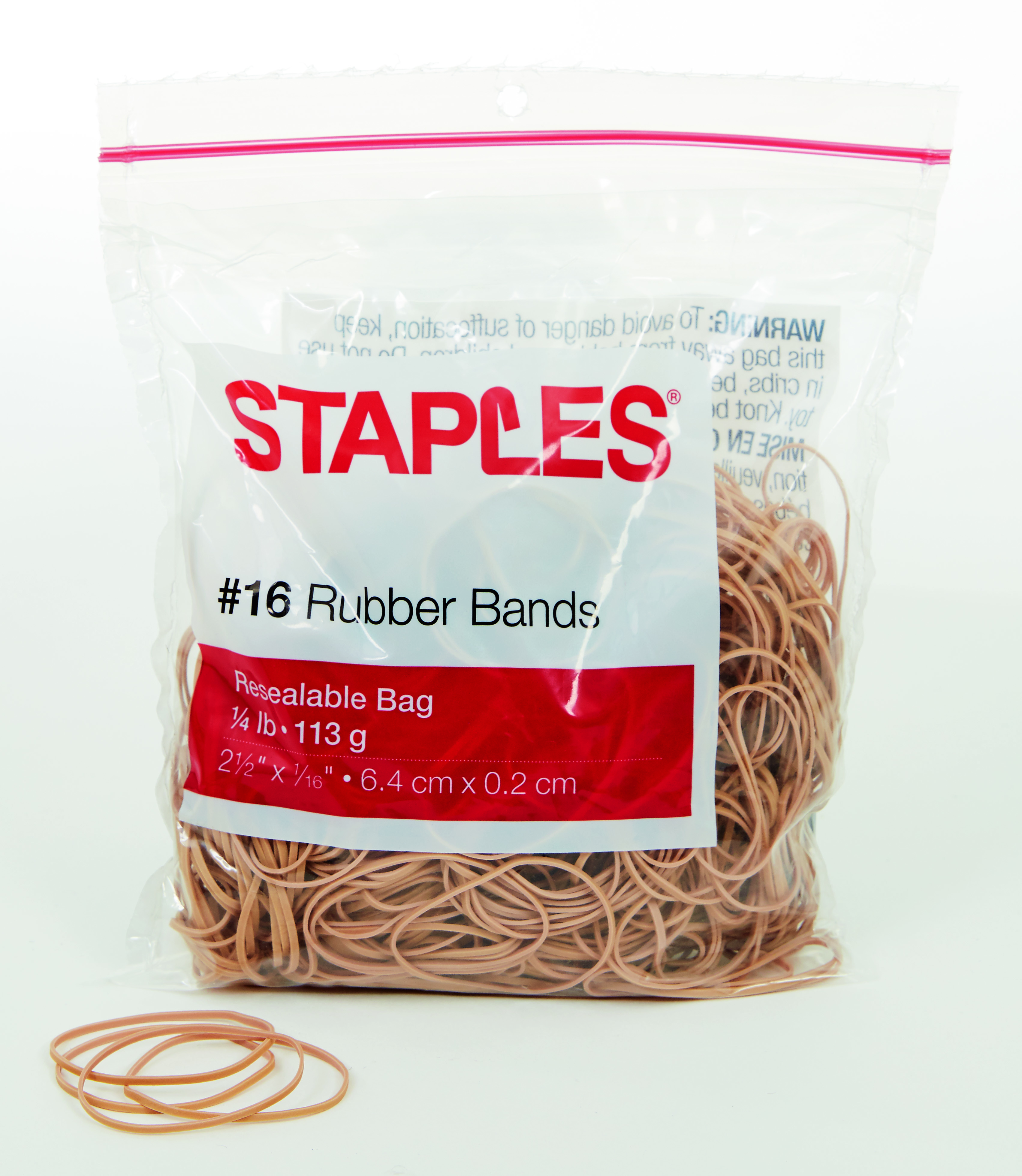 Staples Economy Rubber Bands, Size 16, 1/4 lb. eBay
