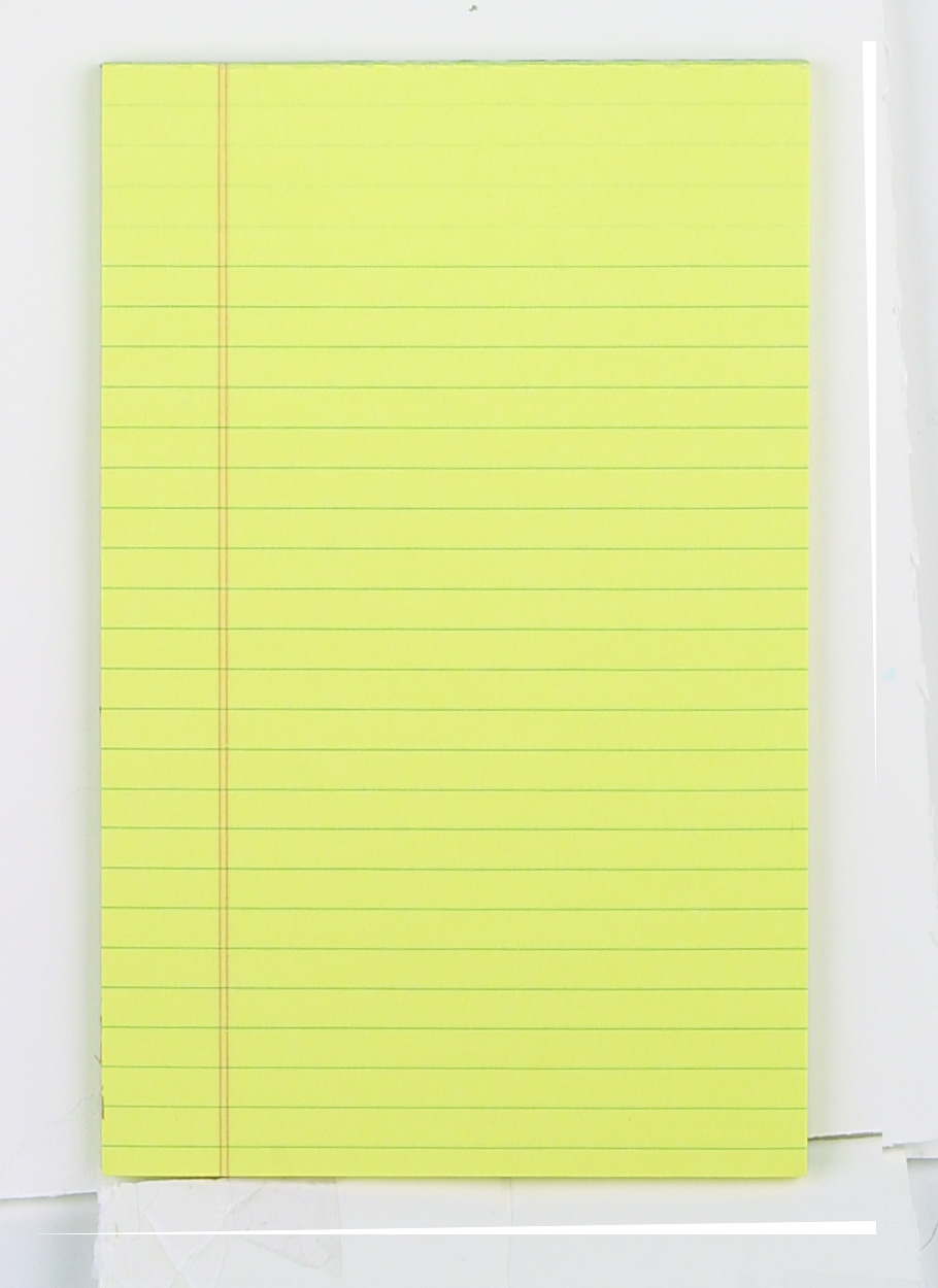 Staples, 5" x 8", Canary, GlueTop Notepad, Narrow Ruled, 12/Pack eBay