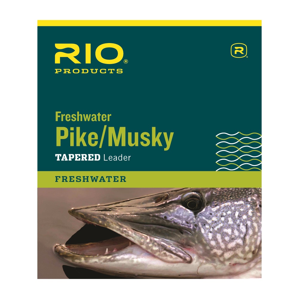 Braided Bronze 20lb Rio Pike//Musky II 7.5/' Tapered Leader