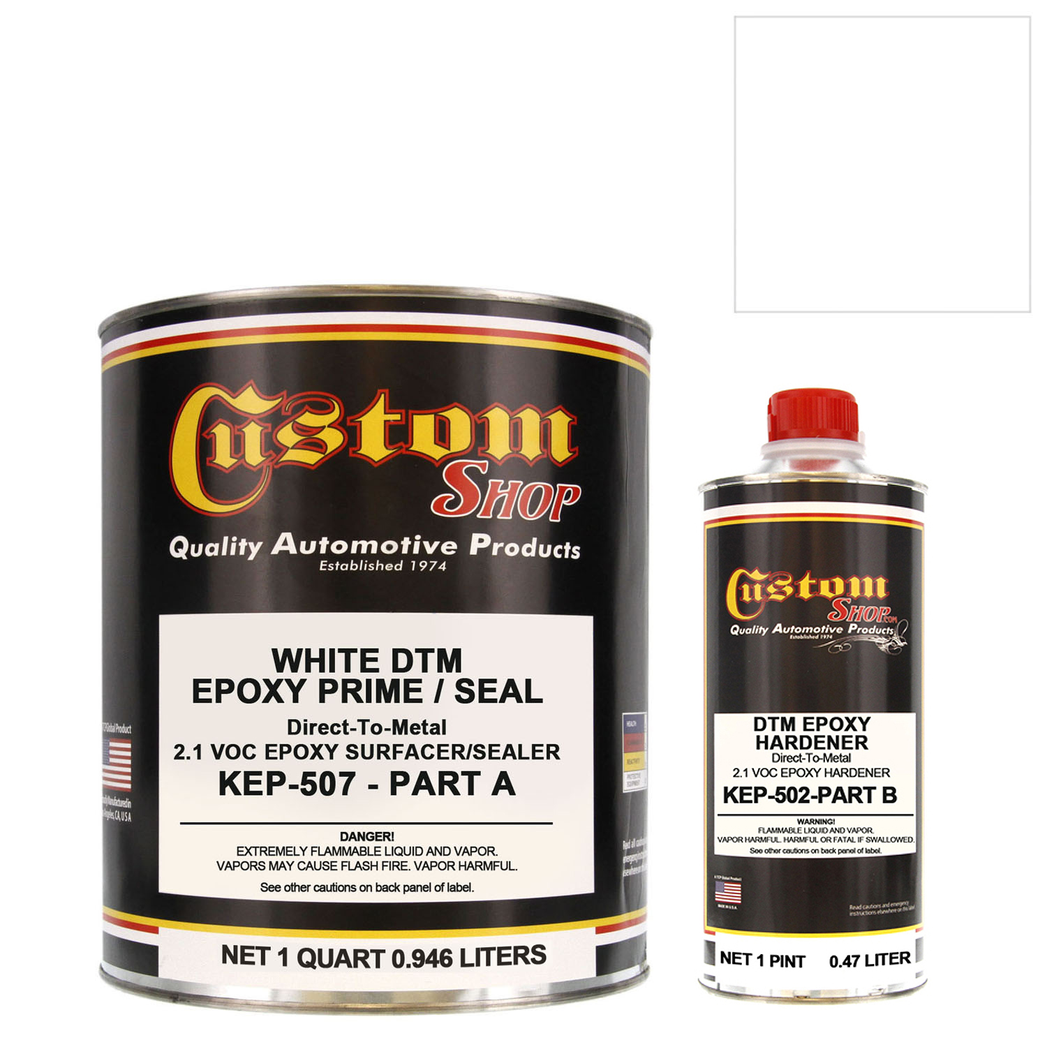 1 Qt. WHITE DTM EPOXY PRIMER SURFACER/SEALER AUTO PAINT eBay