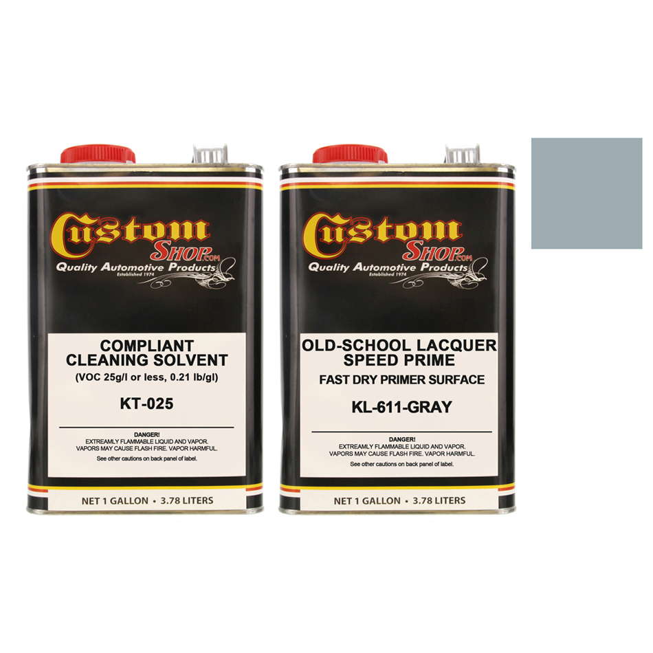 GRAY LACQUER PRIMER SURFACER Old School Speed Prime KITAUTO PAINT