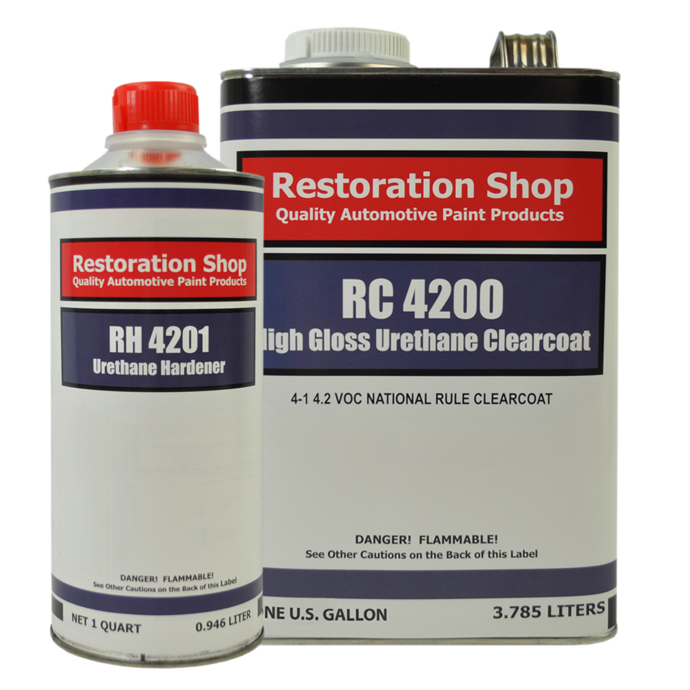 HIGH GLOSS URETHANE CLEARCOAT GALLON KIT for Basecoat Auto Paint System