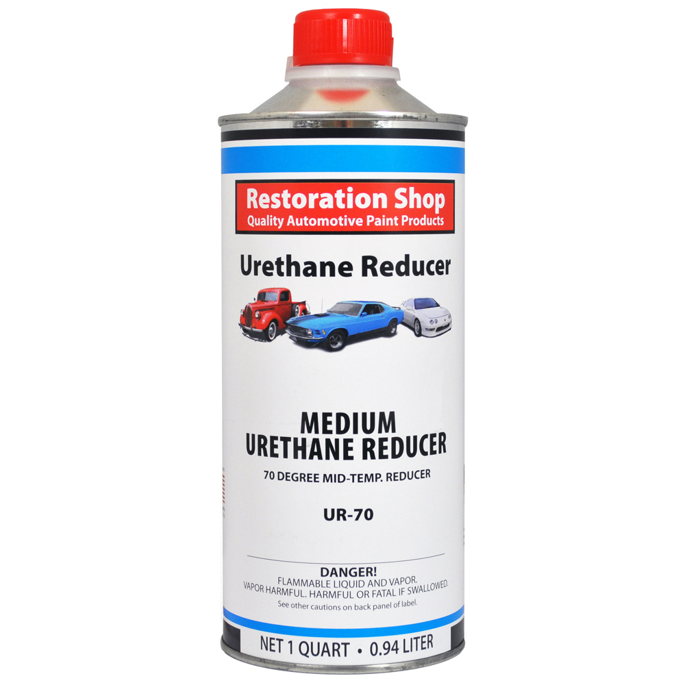 1 Quart MEDIUM Urethane Reducer 70 85 Degrees Mid Temp Auto Paint