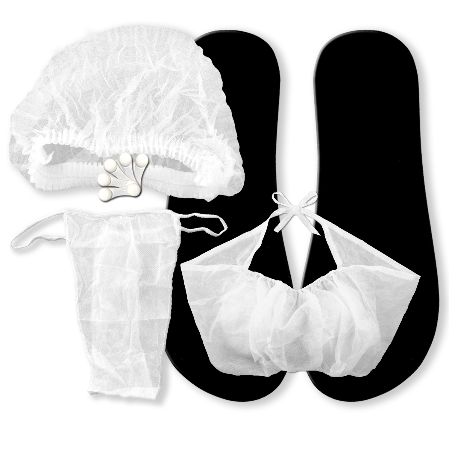 SUNLESS-TANNING-ACCESSORIES-KIT-Disposable-Sticky-Feet-Cap-Bra-Panty-Nose-Filter