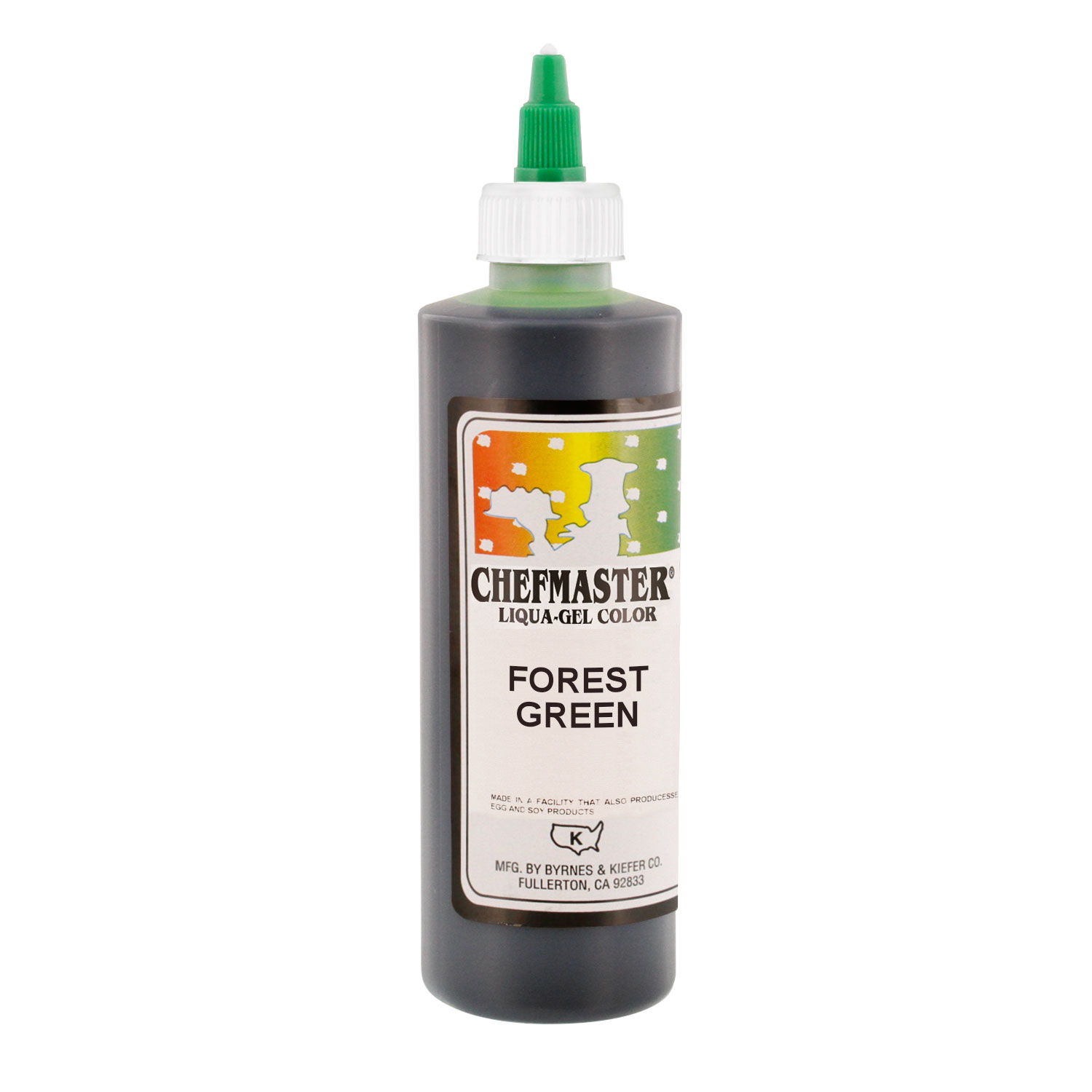 Chefmaster by US Cake Supply 10.5oz Forest Green LiquaGel Cake Food Coloring Chefmaster by US Cake Supply 10.5oz Forest Green LiquaGel Cake Food Coloring