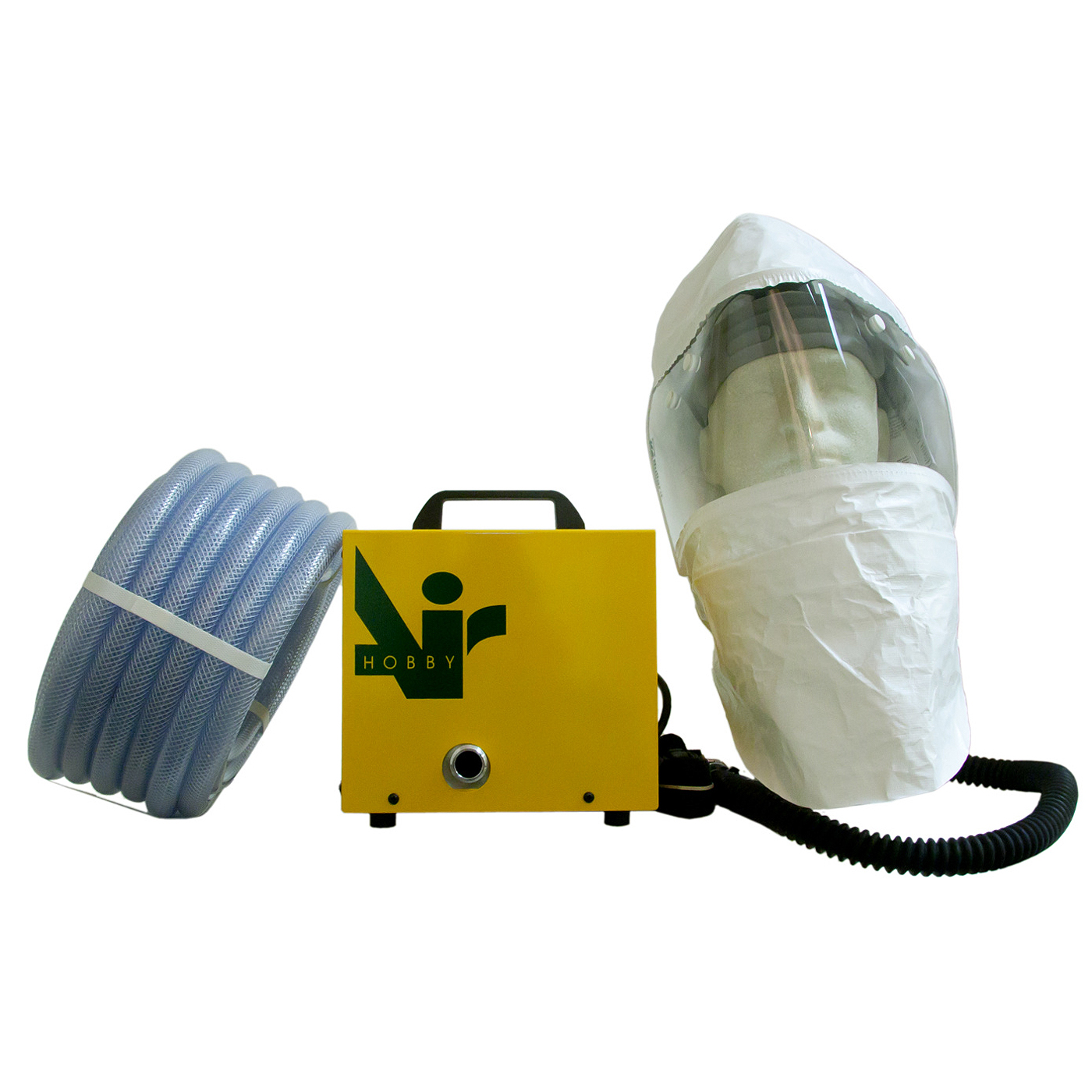 Hobbyair Fresh Air Supplied Hood Breathing Respirator eBay