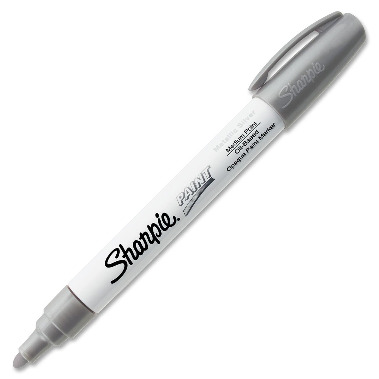 Sharpie Paint Marker Pen Oil Based Medium Point Silver eBay