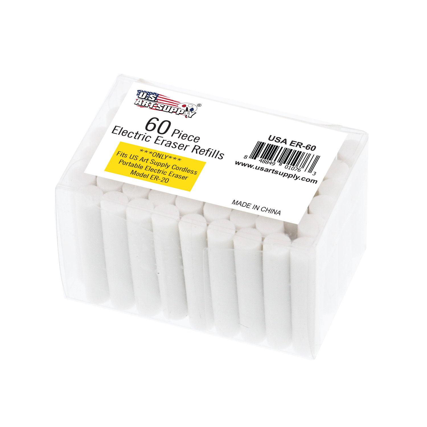 US Art Supply Electric Eraser Refills White Eraser Strips 60/BX eBay