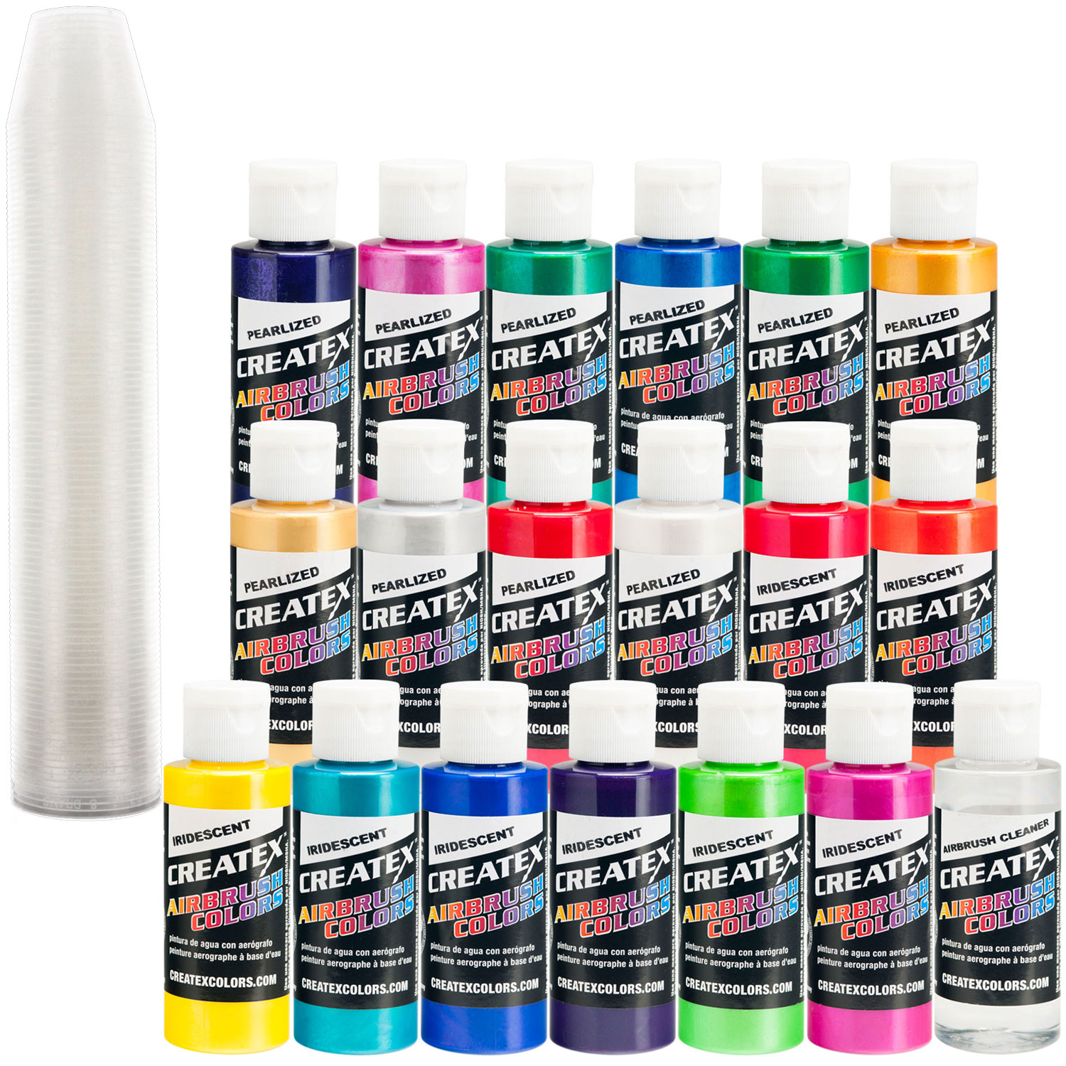 18 Color SPECIAL EFFECTS Createx AIRBRUSH PAINT COLORS SET Iridescent Pearl eBay