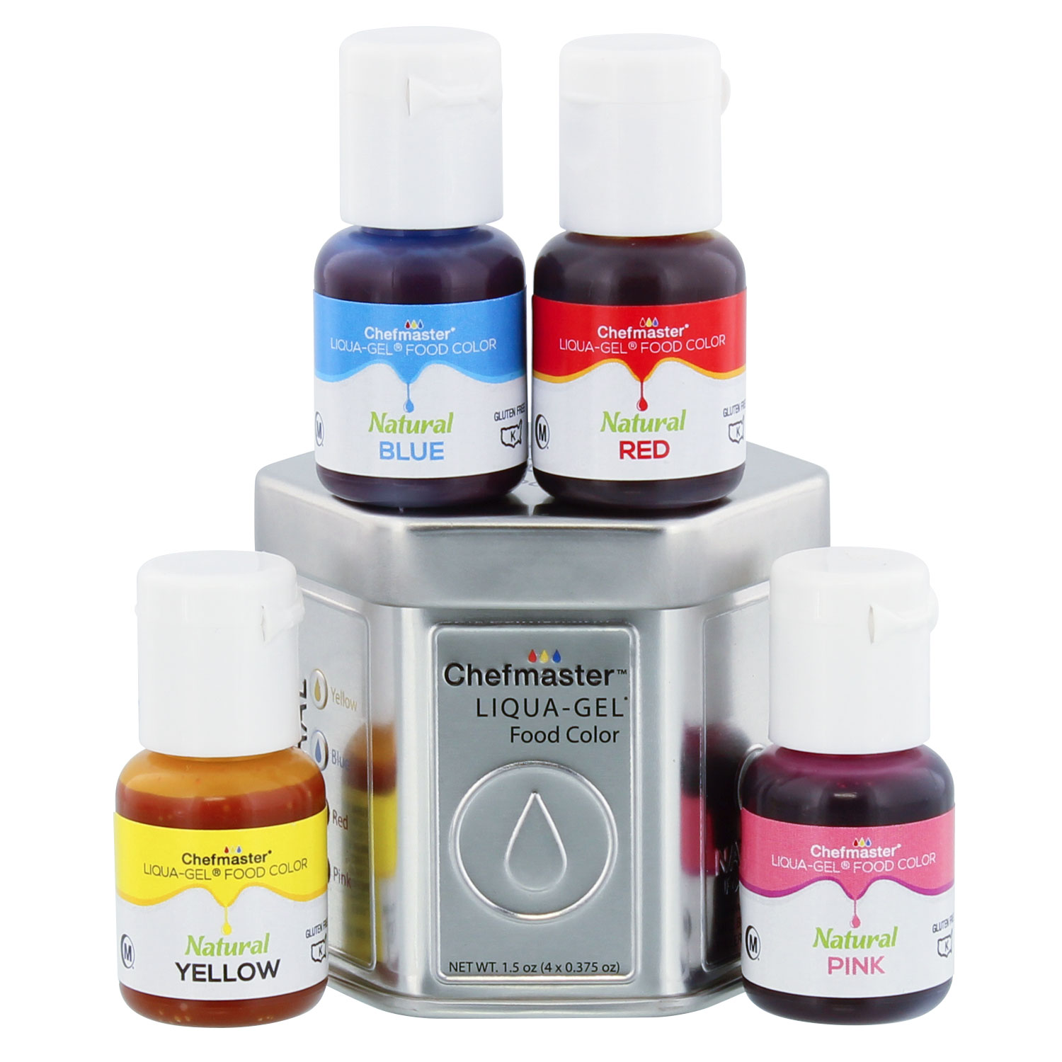 U.S. Cake Supply 4 Color Liqua-Gel All Natural Plant Based Food ... U.S. Cake Supply 4 Color Liqua-Gel All Natural Plant Based Food ...