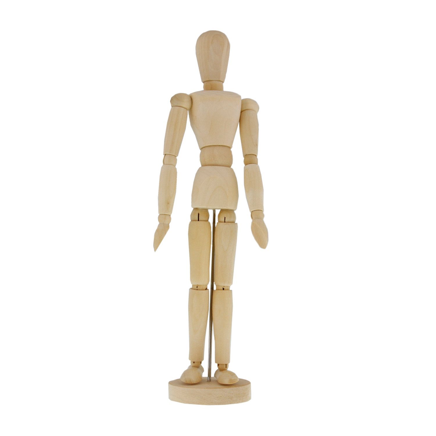 US Art Supply 8" Female Manikin Wooden Art Mannequin Figure