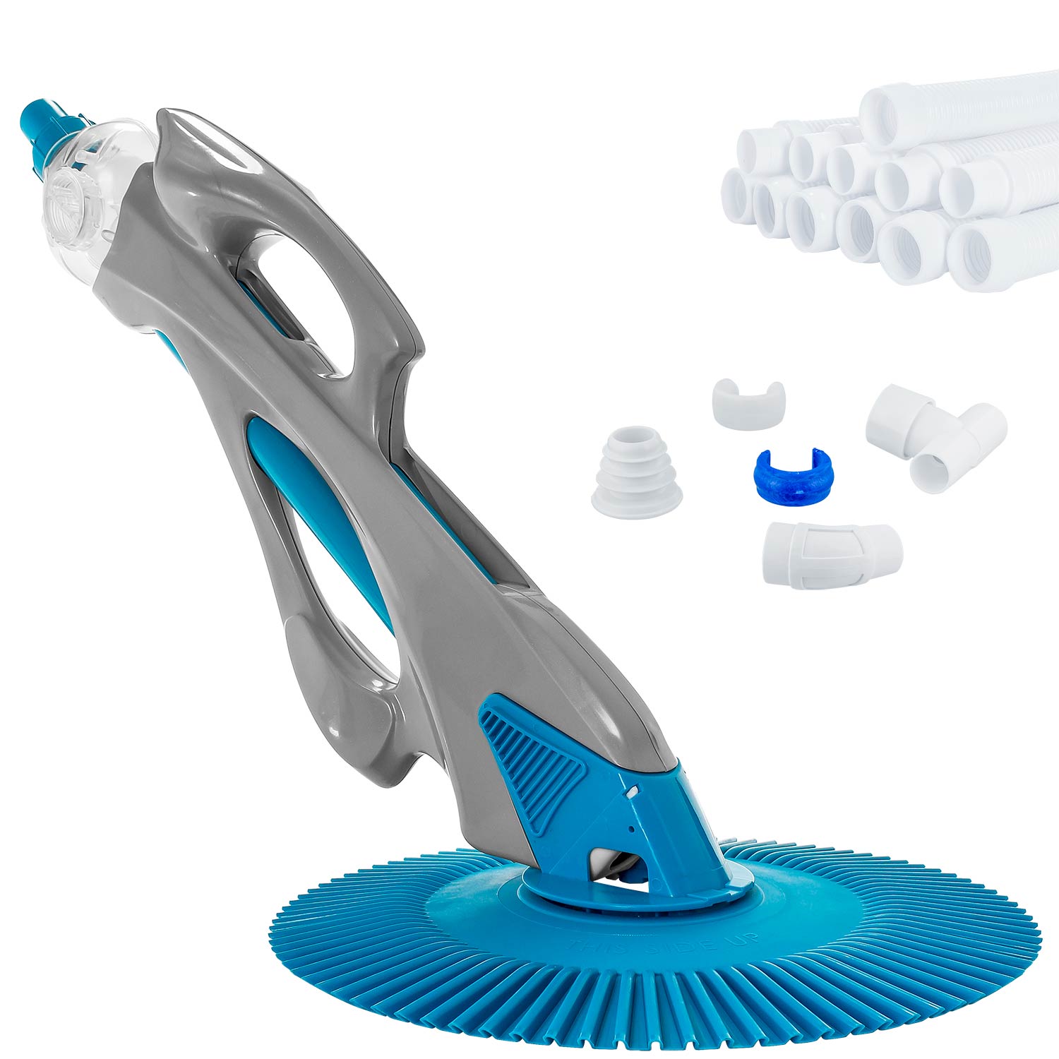 Powerful Pro Automatic Pool Vacuum Cleaner, Removes Debris, Cleans