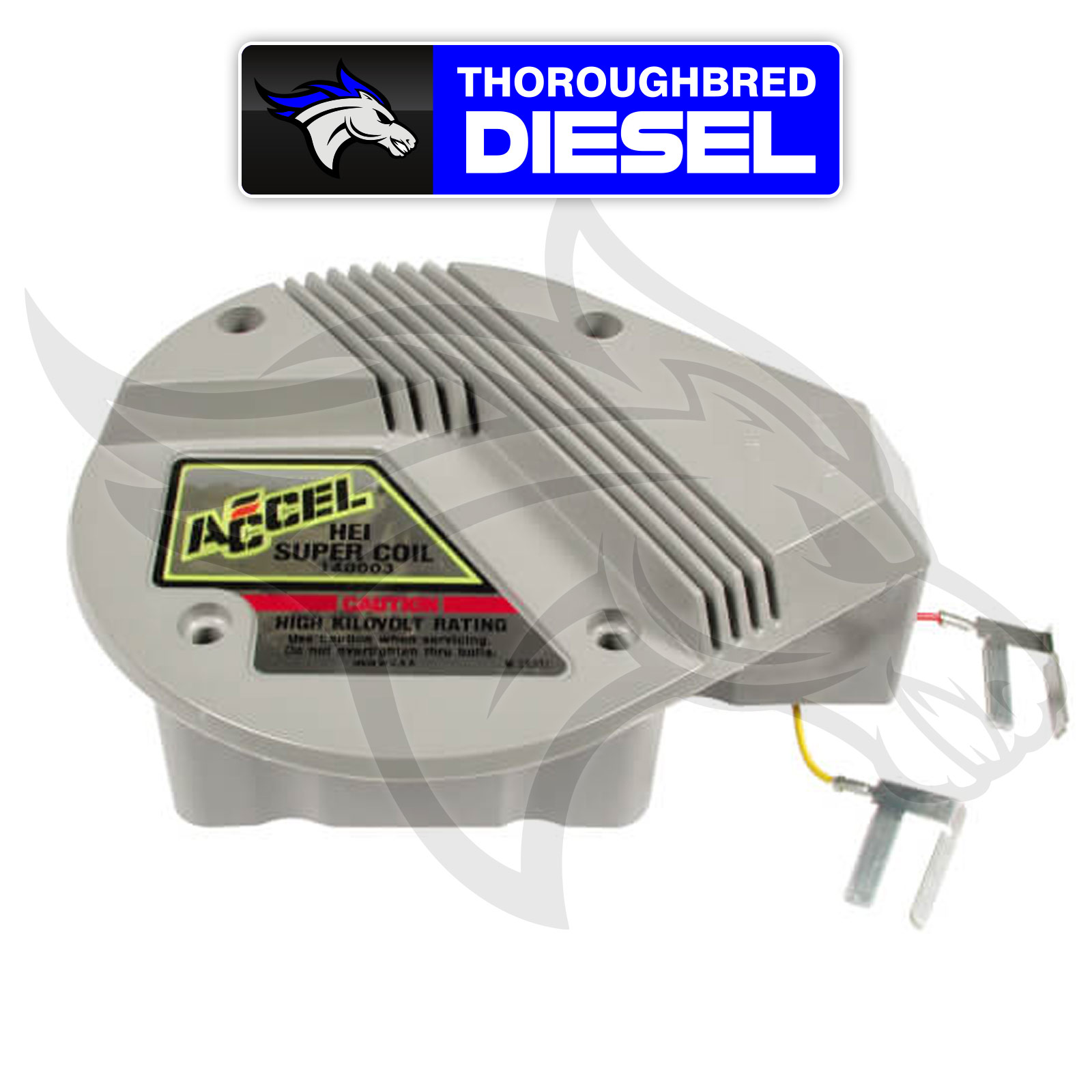 Accel IGNITION COIL SUPERCOIL HEI INCAP 19731991 RED