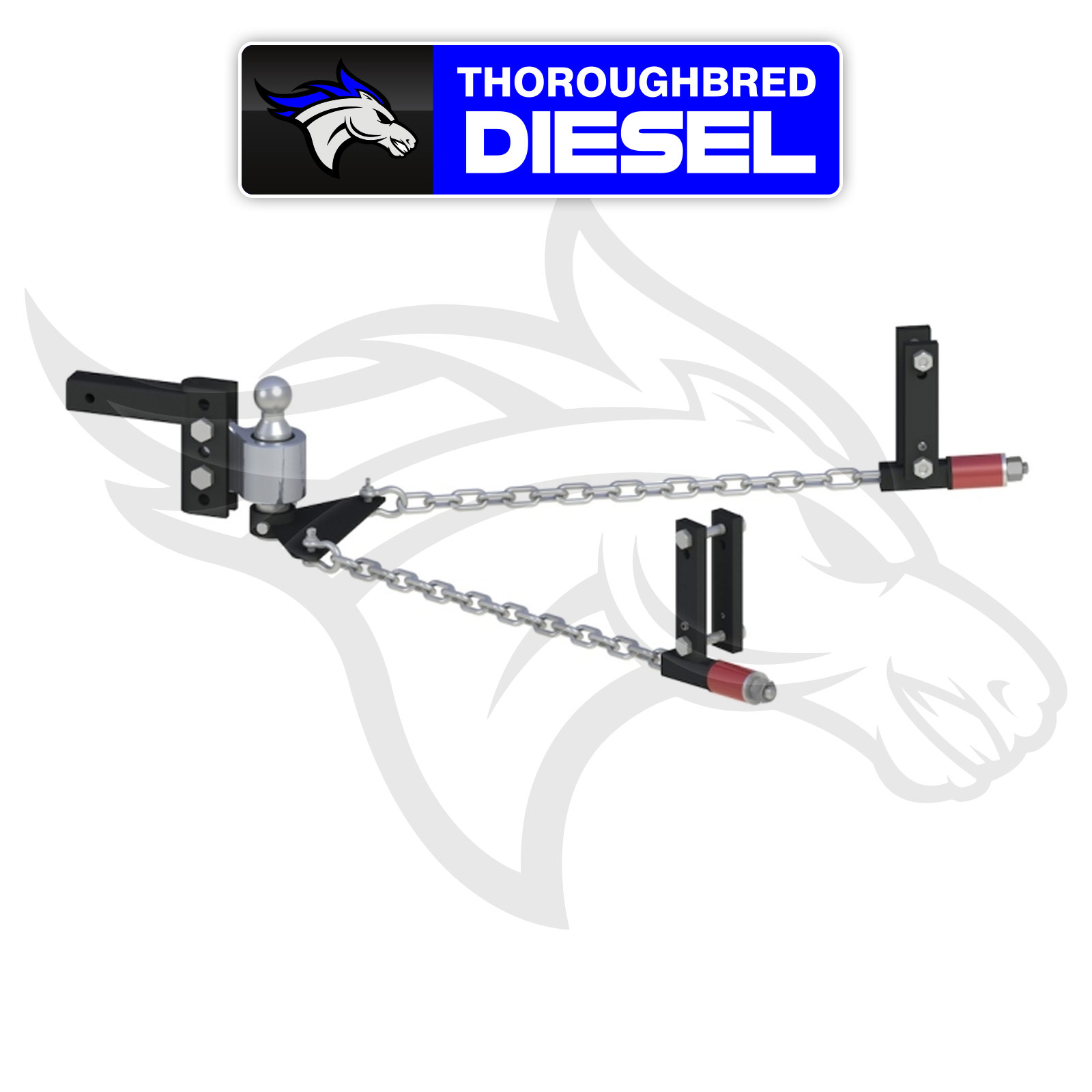 Andersen NoSway Weight Distribution Hitch 4" drop/rise 2" ball 43/8