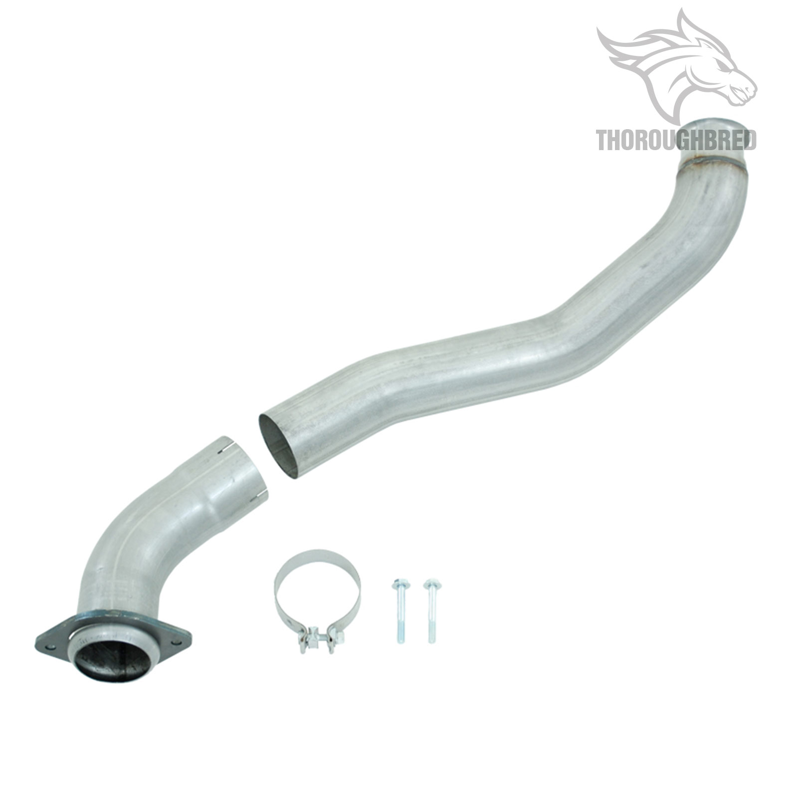 MBRP Aluminized Turbo Down Pipe /& OEM Ford Gasket /'08-10 Ford Powerstroke 6.4L