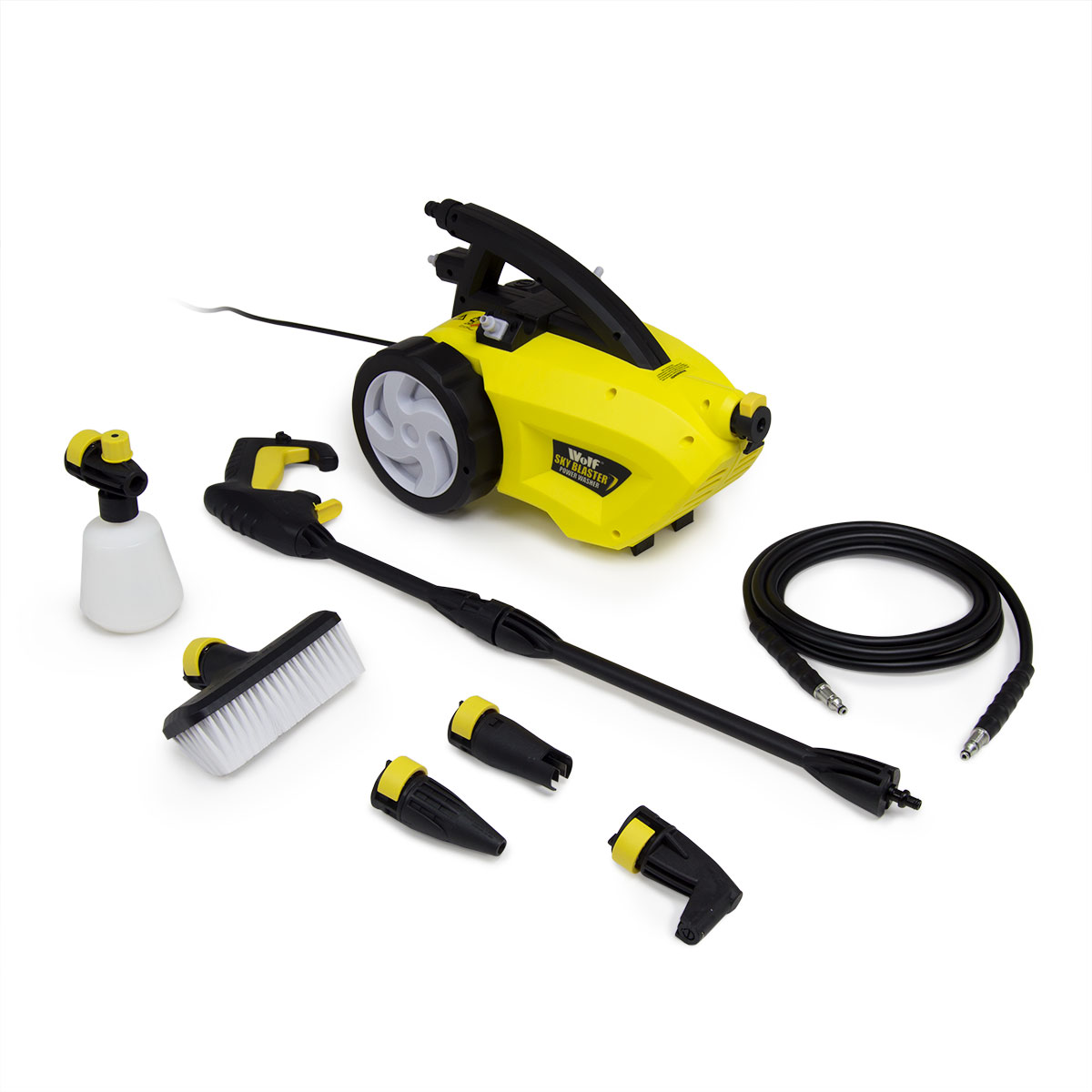 Wolf Electric Pressure Washer 105Bar Power Jet Sprayer High Power