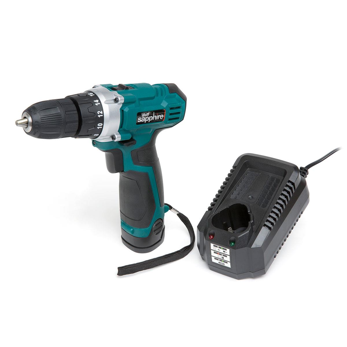 Wolf 12v Liion Cordless Drill Driver Screwdriver Power Tool