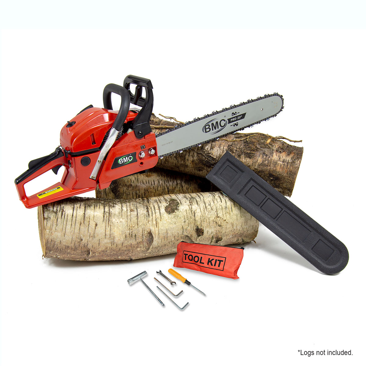 Wolf Powered BMC Chainsaw Petrol 55cc 2 Stroke 20" 510mm with Oregon Chain eBay