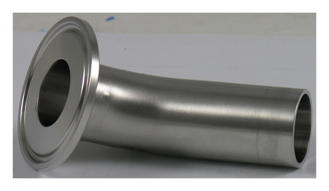 Quot degree weld clamp elbow bpe fitting l