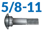 5/8-11 Carriage Bolts