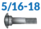 5/16-18 Carriage Bolts