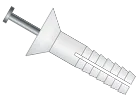 Plastic Drive Pin Anchor Rivets