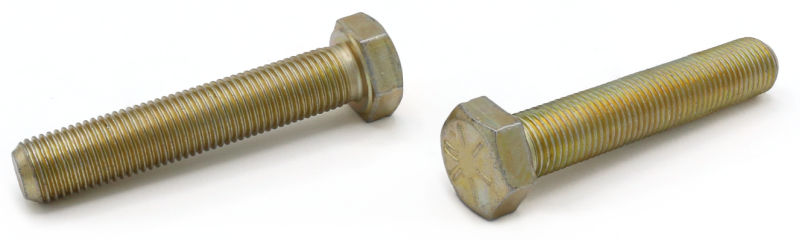 7/16-14 x 1 1/2" Hex Cap Screws / Grade 8 / Zinc Yellow