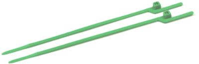 6" (30 lbs Tensile ) EZ-Off® Cable Ties / Nylon / Green