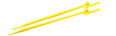 6" (30 lbs Tensile ) EZ-Off® Cable Ties / Nylon / Yellow