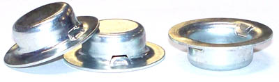 1/2 Hat-Style Push-On Fasteners / Steel / Zinc