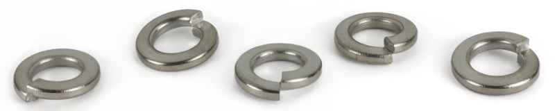 3/8" Medium Split Lock Washers / Steel / Zinc