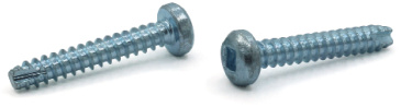 #6 x 1/4" Type 25 Thread Cutting Screws / Square Drive / Pan Head / Steel / Zinc