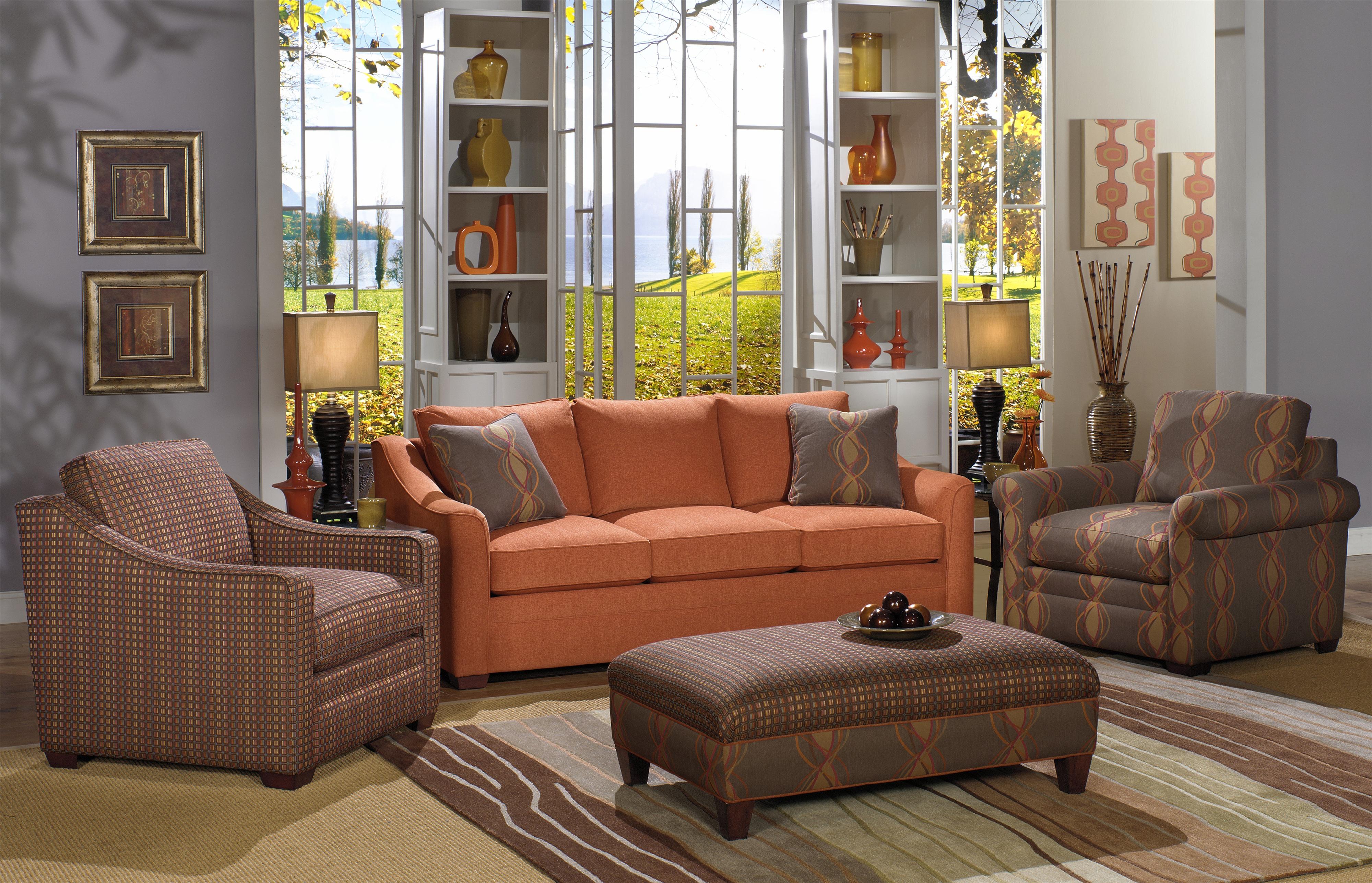 Stationary Living Room Group by Craftmaster | Wolf and ...
